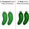 4E's Novelty 4 Pack Blown Glass Pickle Ornament for Christmas Tree, 4” Handcrafted Green Pickle Ornaments, Pre-Strung Shatterproof Holiday Decoration Set, Traditional Christmas Pickle Game Ornaments